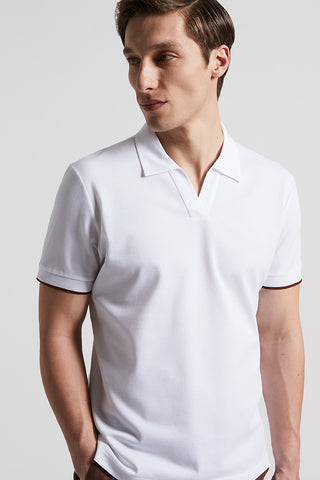 Lightweight Supima cotton piqué polo shirt