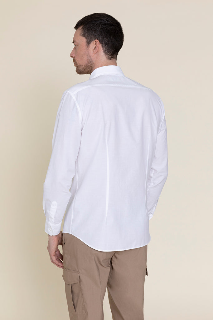 Casual shirt in washed cotton  