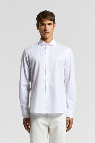 Slub pure linen shirt
