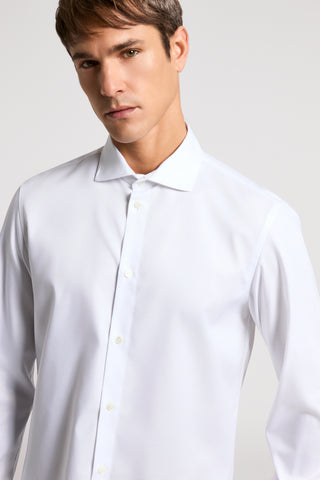 Slub pure linen shirt
