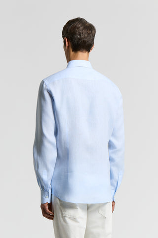 Slub pure linen shirt