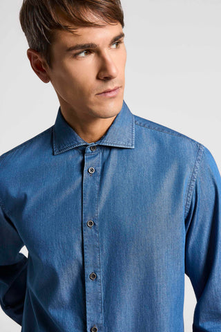 Lightweight chambray shirt