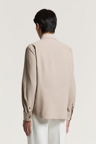 Camisa de terciopelo de puro algodón