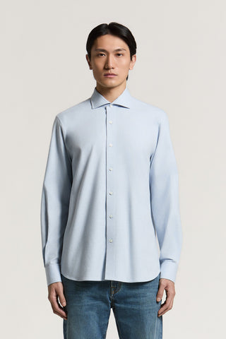 Camisa de sarga de franela de puro algodón