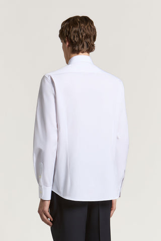 Camisa de popelina de puro algodón