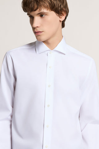 Camisa de popelina de puro algodón