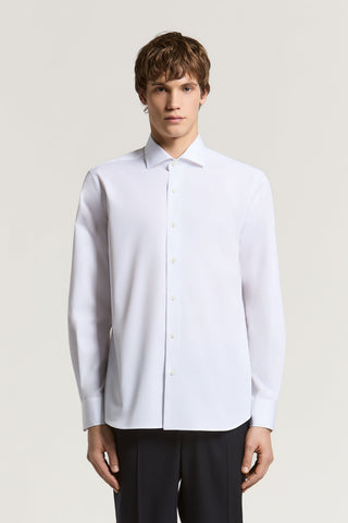 Camisa de popelina de puro algodón