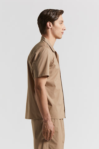 Lightweight stretch cotton shirt