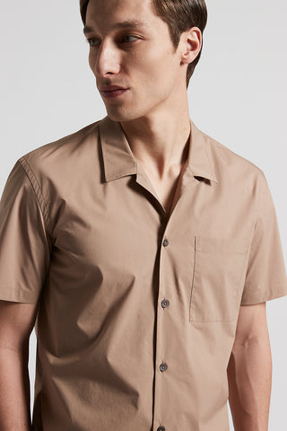 Lightweight stretch cotton shirt