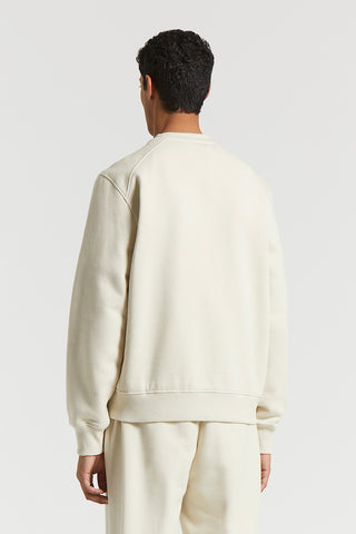 Cotton and cashmere crew-neck sweatshirt