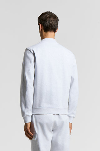 Cotton jersey bomber-style sweatshirt