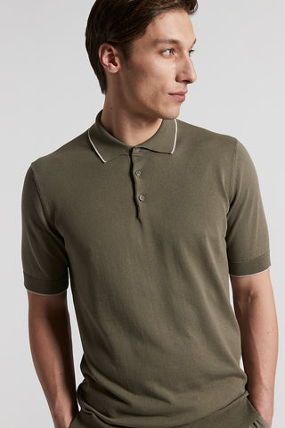 Pure cotton polo shirt