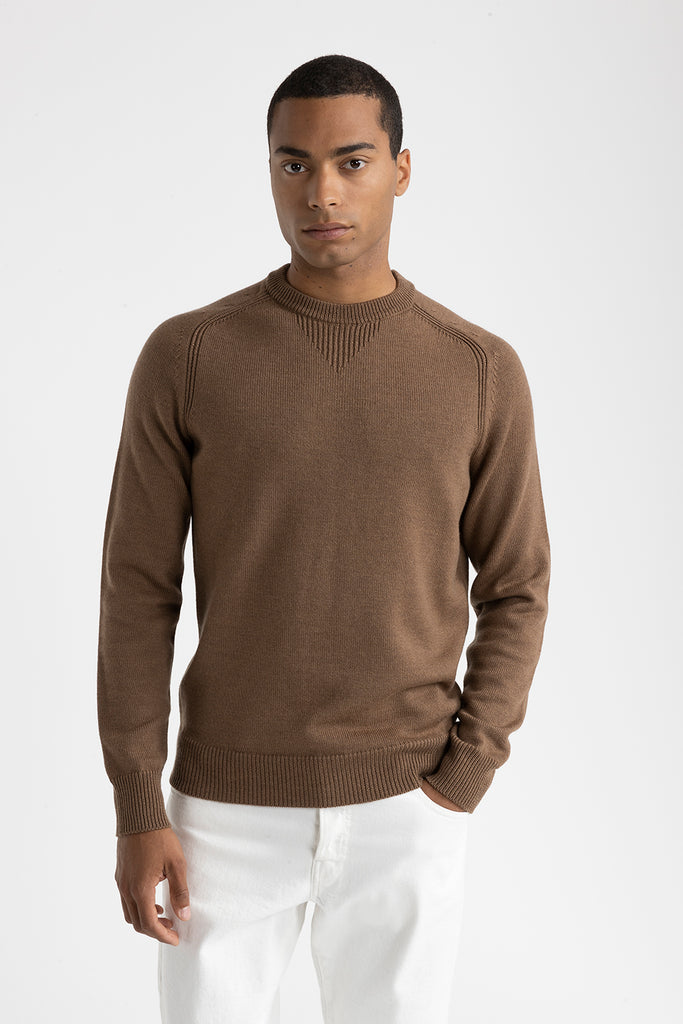 Wool crewneck sweater  