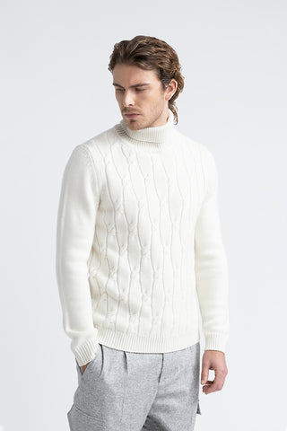 Pure merino wool high neck sweater  