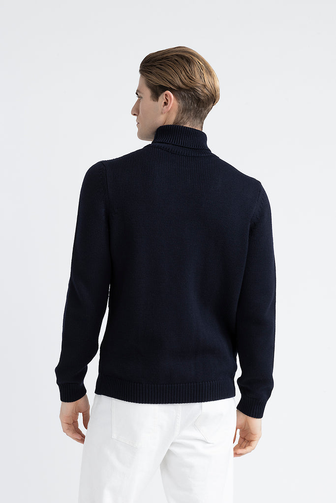 Pure merino wool high neck sweater  