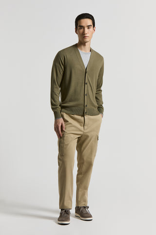 Pure virgin wool cardigan