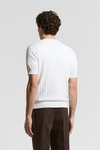 Cotton-silk blend T-shirt