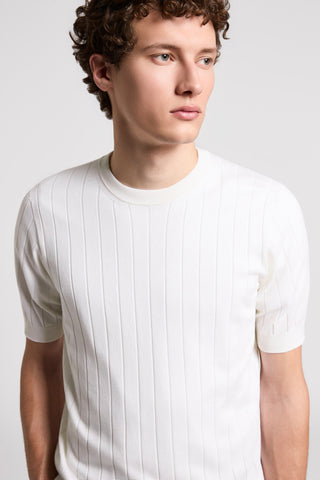 Cotton-silk blend T-shirt