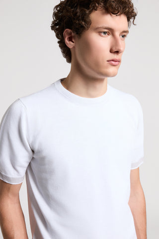 Linen and cotton T-shirt