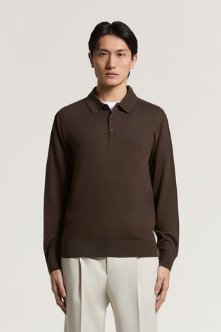 Poloshirt aus Schurwolle