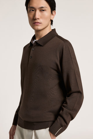 Poloshirt aus Schurwolle