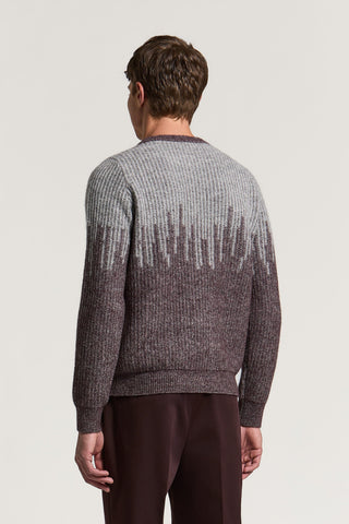 Alpaca, wool and cotton sweater