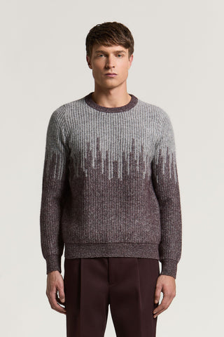 Alpaca, wool and cotton sweater