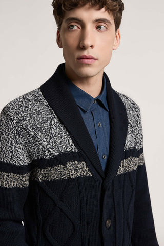 Cardigan en laine mérinos extrafine
