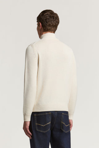 Jersey de cuello alto de lana merino