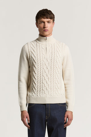 Jersey de cuello alto de lana merino