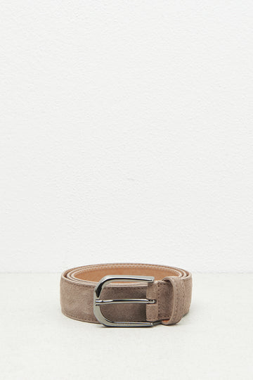 Real suede leather belt  