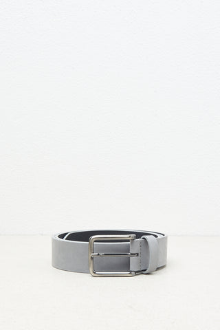 Genuine nubuck leather belt