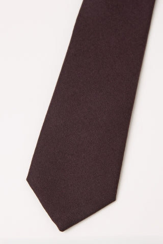 Corbata de gabardina de pura lana 2 / 2