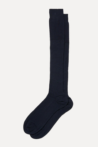 Calcetines altos de lana merina