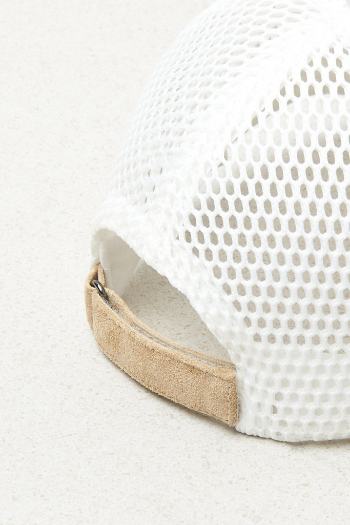 Multi-material baseball cap  