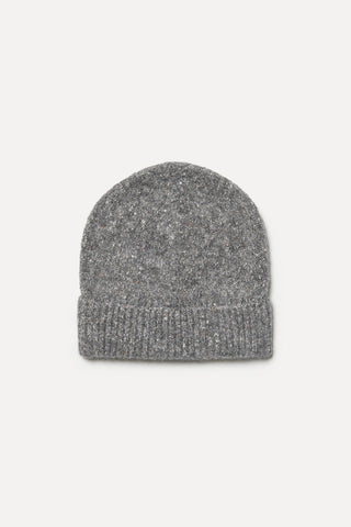 Gorro de alpaca, lana y seda