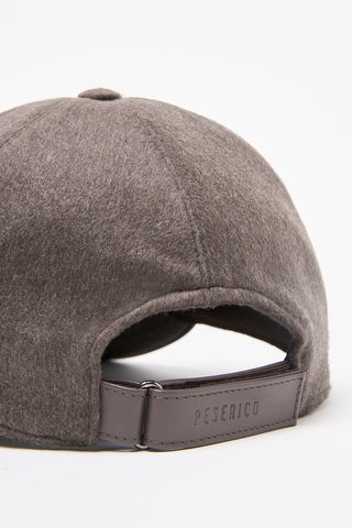 Gorra de béisbol de fieltro de lana y cachemira