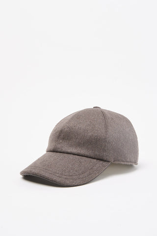 Gorra de béisbol de fieltro de lana y cachemira