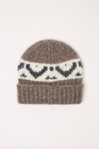 Bonnet en fil d'alpaga, de laine et de coton 1 / 1