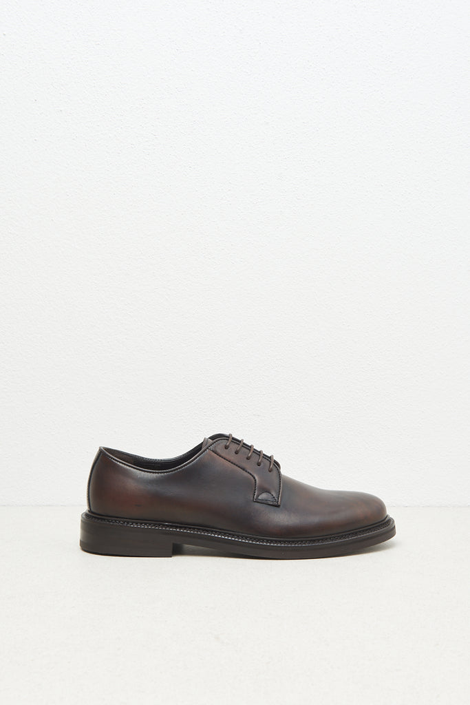 Real leather derby shoe  