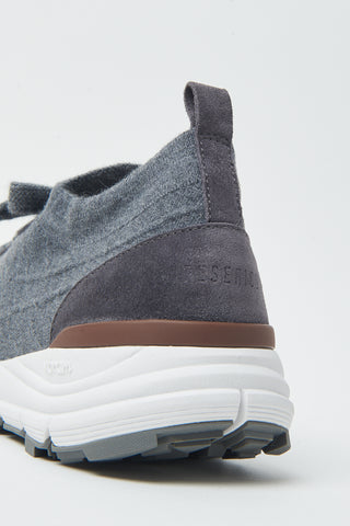 Knit sneakers with Vibram sole