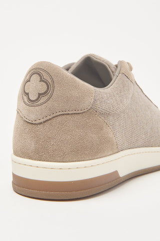 Zapatillas de punto y ante