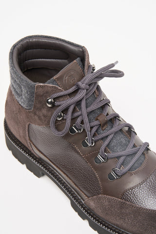 Botas de cuero auténtico