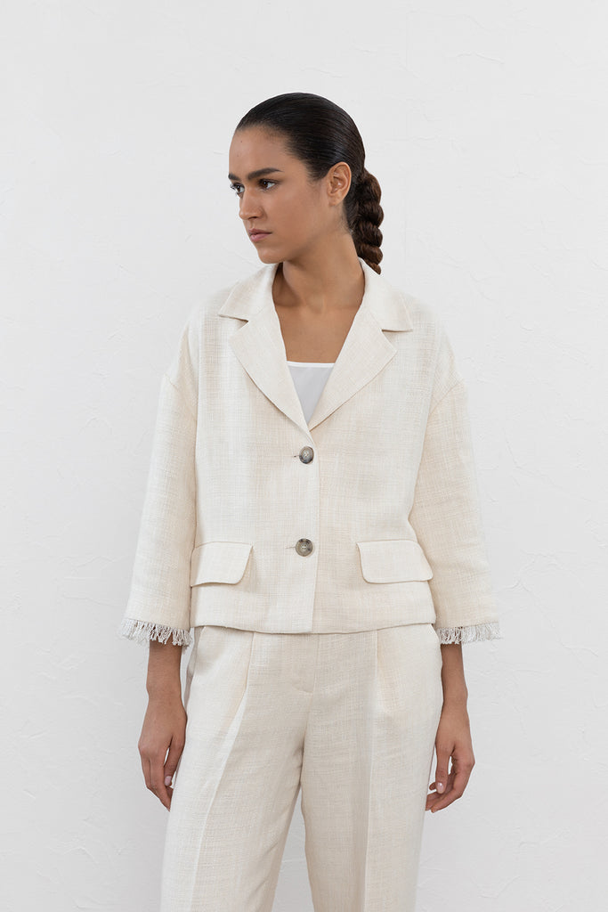 Women's Spring Blazer and Vests Made in Italy – Peserico