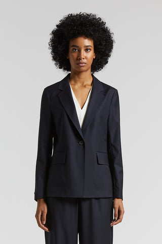 Loro Piana lightweight canvas single-breasted blazer