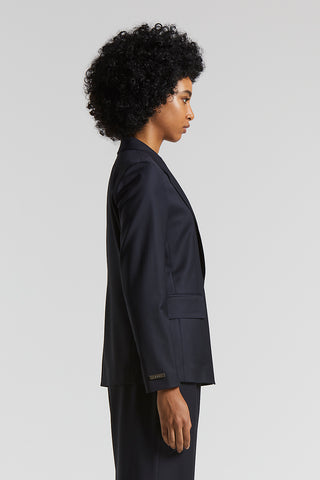 Loro Piana lightweight canvas single-breasted blazer