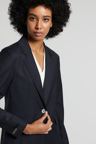 Loro Piana lightweight wool single-breasted blazer