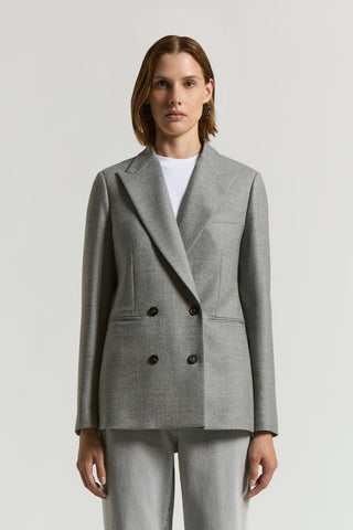 Loro Piana jaspé wool fabric blazer