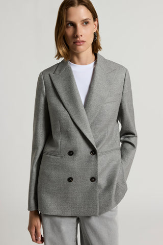 Loro Piana jaspé wool fabric blazer