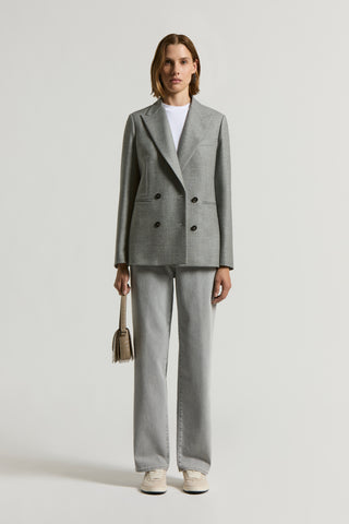 Loro Piana jaspé wool fabric blazer